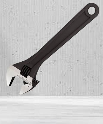 Aldeco Multi-Use 10” Wrench – Alloy Steel, Comfort Handle, Durable Design Single Sided Open End Wrench