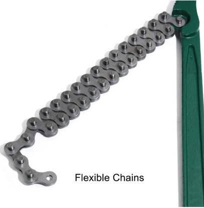 AASONS 9" Heavy-Duty Chain Wrench for Oil Filter AASONS Single Sided Adjustable Wrench Single Sided Rachet Wrench