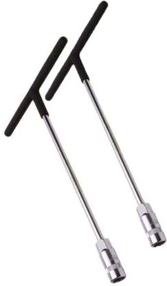 DUMDAAR Heavy duty 7mm T Shape Spanner (Pack of 2pc) Single Sided T Type Wrench