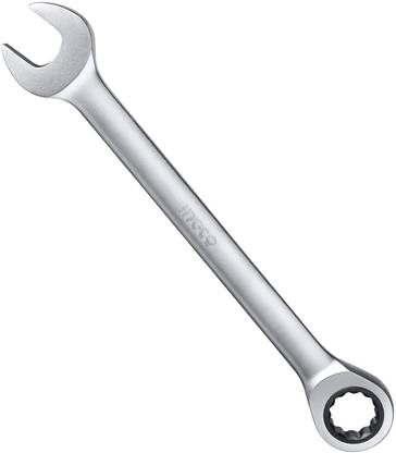 INGCO Ratcheting Combination Wrench Spanner Head Geared Wrench Ratchet Spanner 19mm Double Sided Open End Wrench