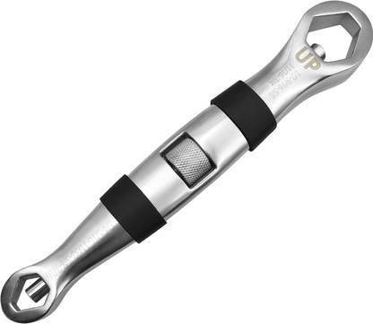 HEHARI 23-IN-1 Adjustable Universal Wrench Tool Multi Functional Flexible Pocket Wrench Dual Head Metric Imperial Wrench Tool Double Sided Socket Wrench