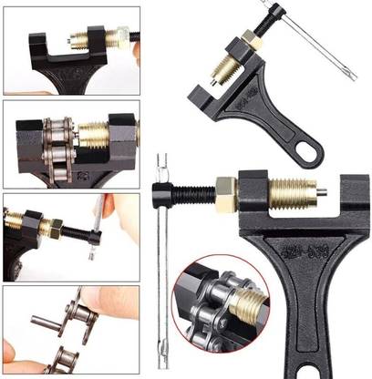 Digital Craft Universal Motorcycle Chain Removal Bike Link Breaker Splitter MTB Cycle Repair Tool Chains Extractor Cutter Auto Accessories Single Sided Speciality