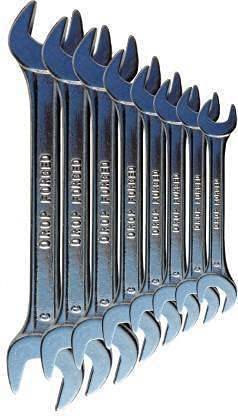 DHATRI TOOLS Double Open End Spanner Drop Forged 8 PSC ET 6MM T0 32MM Double Sided Open End Wrench