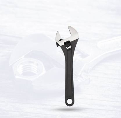 Hillgrove Universal Multi-Function Professional 10 inch with 0-30mm Jaw Opening Capacity Adjustable Wrench Spanner Hand Tool Single Sided Open End Wrench