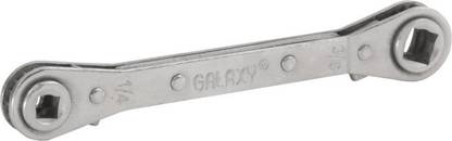 GALAXY Wrench Reversible Ratchet Wrench 1/4", 3/16" & 3/8", 5/16" Double Sided Combination Wrench