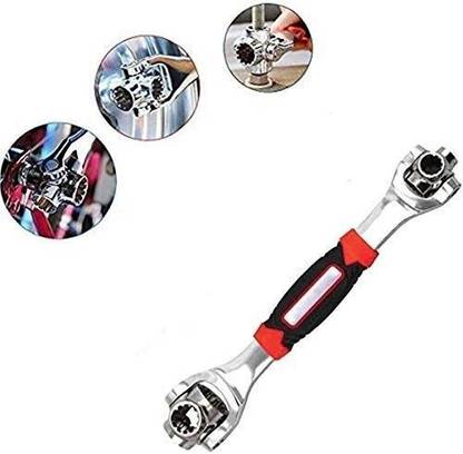 FIVANIO Tiger Wrench™ -4 ™ Adjustable Socket Wrench Spanner Tool with 360 Rotating Head Double Sided Socket Wrench
