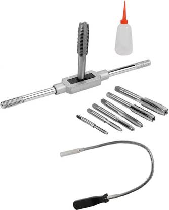 Digital Craft 8Pc Tap Set,Hand Gloves,Cutting Oil,Flexible Pickup Tool Single Sided Speciality