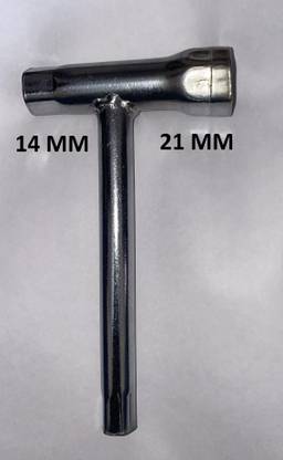 ग्रैबमूर 14MM X 21MM Spark Plug Spanner SP-1421 डबल साइडेड पाइप रिंच