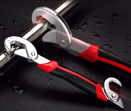 FIVANIO Stainless Steel Multipurpose Auto Adjustable Universal Wrench Spanner Set Auto adjustable wrenches Snap & Grip system Double Sided Speed Wrench
