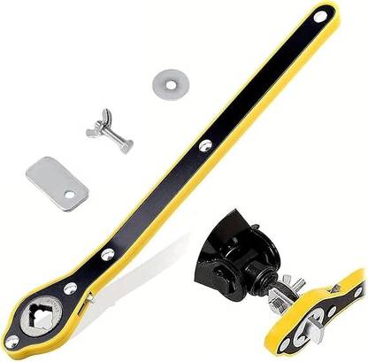 opriQ Auto Labor-Saving Jack Ratchet Wrench,cissor Jack Lift Speed Handle Tool Car Jack Ratchet Wrench|360 forward and reverse knob Labor-Saving design Single Sided Rachet Wrench