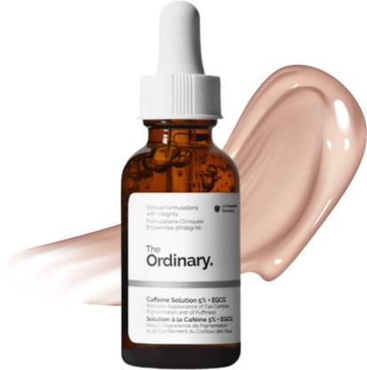 THE ORDINARY Caffeine Solution 5% + EGCG, Eye Serum for Dark Circles & Puffiness Wrinkle Eye & Face Eraser