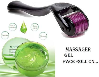 Emijun MASSAGER GEL WITH FACE AND HAIR ROLL ON Wrinkle Eye & Face Eraser