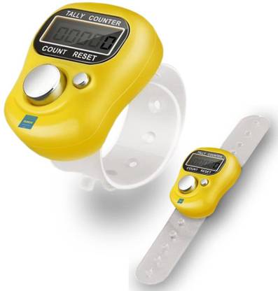 FreshDcart FreshDcart 5-Digit Tally Clicker Counter Lightweight Finger Clicker Ring Digital Tally Counter