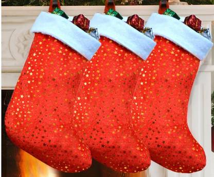ME&YOU Durable Christmas Stockings with Cozy Linings and Festive Embellishments. Christmas Stocking