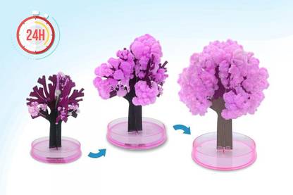 ZWINKO Magic Growing Christmas Tree, Crystal Growing Christmas Tree Kit for Kids DIY Christmas Tree Candles Pack of 1