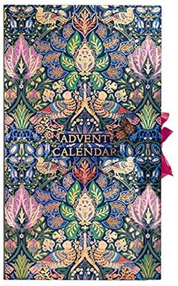 William Morris At Home Dove & Rose 2021 Beauty Christmas Advent Calendar Hanging Ornaments Pack of 1