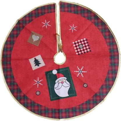 Bash N Splash 1 Pc Christmas tree base cover Christmas tree skirt Designer Tree cover 23 inch Tree Skirt Pack of 1