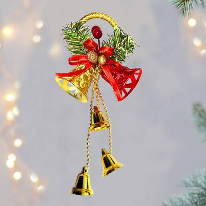 AMFIN Christmas Bells / Bells for Decoration / Christmas Tree Ornaments Ornamental Bells Pack of 1