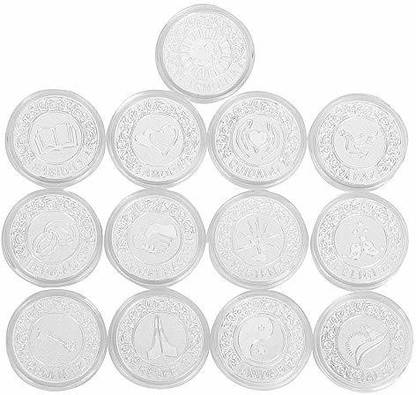 Tingku Spanish Silver Arras De Boda Plata Wedding Arras Unity Coins Set Wedding Hanging Ornaments Pack of 1
