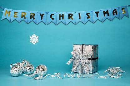 Flipkart SmartBuy Christmas Tree Decoration Item, Merry Christmas Paper Bunting Hanging Item Hanging Ornaments Pack of 1