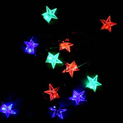 LITTLE BIRDIE Multi Coloured Led String Light Bulbs - 28 Bulbs, 5Mtr LED Helmet Strip Light