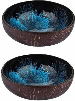 DOITOOL 2Pcs Coconut Bowls Decorative Bowl For Keys For Entryway Table Candy Bowl Hanging Candy Cane Pack of 1