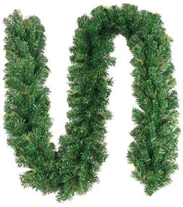 TQS 10Ft Christmas Garland Indoor Outdoor Decorations Greenery Christmas Garlands Garlands Pack of 1