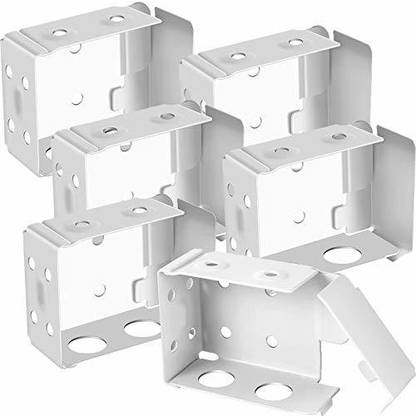 Hotop Blind Brackets 2.5 Inch Low Profile Box Mounting Bracket For Window Blinds Hanging Ornaments Pack of 1