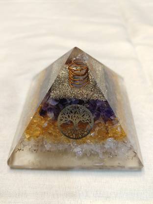 HN GEMS AND RUDRAKSH PALACE KUBER PIRAMID YANTRA Crystal Yantra