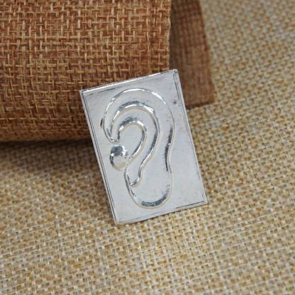 Nakoda Store Kan Pratima (Single) (1gm) Pure Silver Silver Yantra