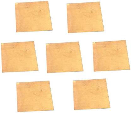 Sahiba Gems Solid Copper Square Piece Copper Ka Tukra Chokor Copper Yantra