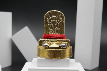 Dharmsaar Effective Pocket Planet Ketu Yantra to Remove Negativity Brass Yantra