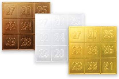 MissMister 3 Colour Copper Kuber Yantra money attract card of Abundance (Pack of 3) Copper Yantra