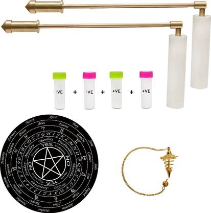 vastu vardan Vastu Brass L-Dowsing Rods Pair For Aura Energy Checker Brass Yantra