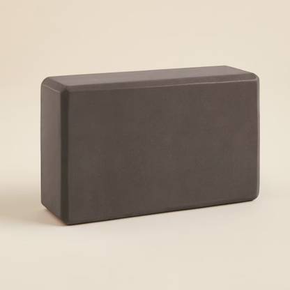dynamics Decathlon, Yoga Block, Dark Grey, (Pack Of 1), Exercise Block Yoga Blocks