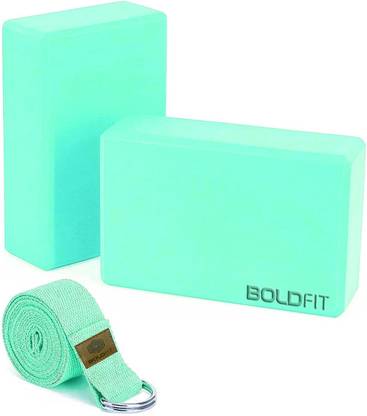 BOLDFIT Yoga Blocks Yoga Brick Gym Exercise Eva Foam Yoga Blocks Yoga Foam Block Yoga Blocks
