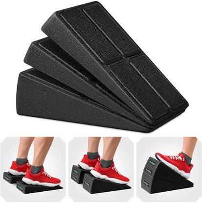 LQZ Squat Wedge Set of 3Pcs Adjustable Height & Tilt Exercise Wedges for Squats Hard Yoga Blocks