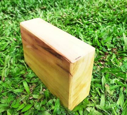 Das Departmental Store 9 x 6 x 3 inch size Solid Wood log Yoga Blocks