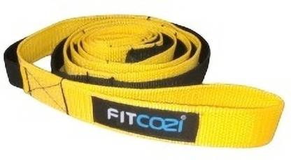 GSI Exercise Polyester Band 10 Loops Stretching Strap for Fitness Polyester Yoga Strap