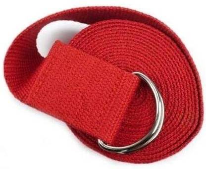 GJSHOP Stretching Home Gym Exerciser Band Anti-Skid Sweat Absobent Yoga Stretching Loop Cotton Yoga Strap