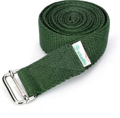 Wiselife Yoga Stretch Belt/Strap|Best for Daily Stretching, Physical Therapy & Fitness Cotton Yoga Strap