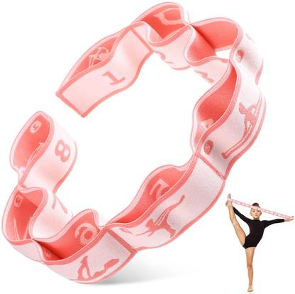 PROBEROS Elastic Yoga Stretching Strap for Therapy and Fitness Polyester, Cotton Yoga Strap