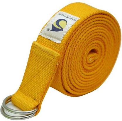 Marine Pearl 8 Ft Anti Skid Heavy Duty Cotton Yoga Strap For Stretching Cotton Yoga Strap