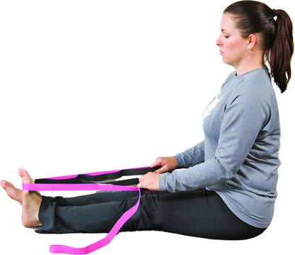 ShopiMoz Yoga Belt 8 Loop Stretching Strap for Yoga, Exercise, Physical Therapy Home Yoga Nylon Yoga Strap