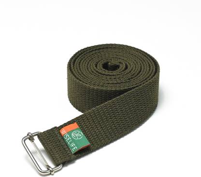 Wiselife Yoga Stretch Belt/Strap|Best for Daily Stretching, Physical Therapy & Fitness Cotton Yoga Strap