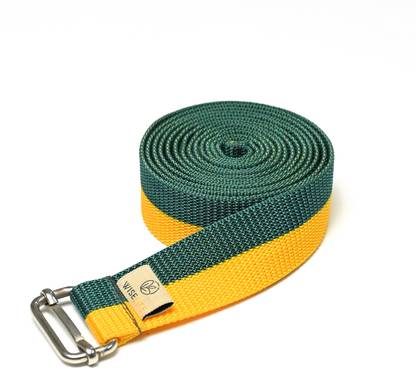 Wiselife Yoga Stretch Belt/Strap|Best for Daily Stretching, Physical Therapy, Fitness Cotton Yoga Strap