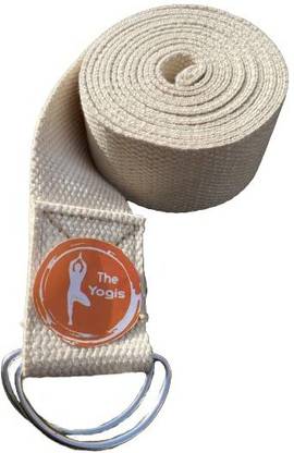 OKO Yoga Belt Cotton Belt 10ft Length 1.5" Width Cotton Yoga Strap