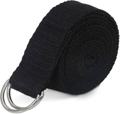 GJSHOP Stretching Home Gym Exerciser Band Anti-Skid Sweat Absobent Yoga Stretching Loop Cotton Yoga Strap