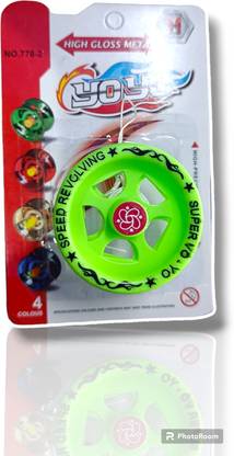 RM CREATION Yo-Yo high Speed Spinner (Plastic) With Fine bearing For Kids (GREEN) Yoyo Holster