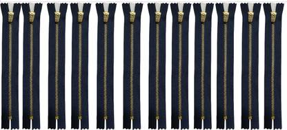 six Zins chain pack of 12 pieces [zipper] Auto lock Zip Runner